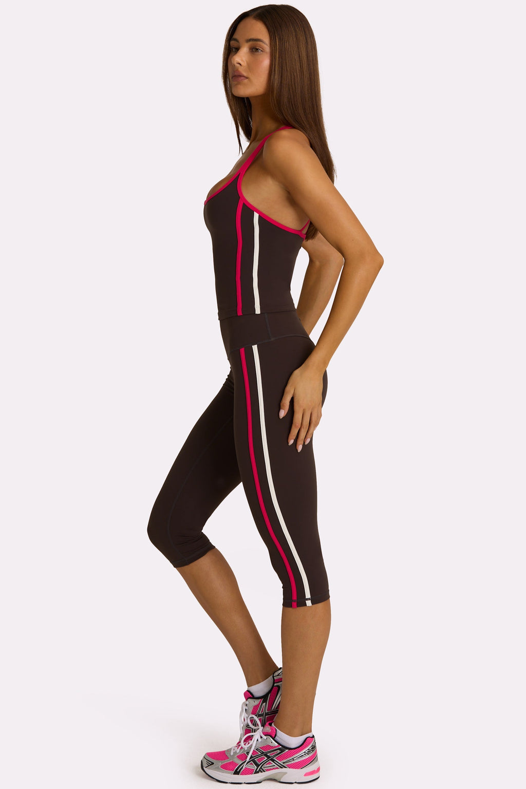 Chic Soft Active Tank Top in Truffle