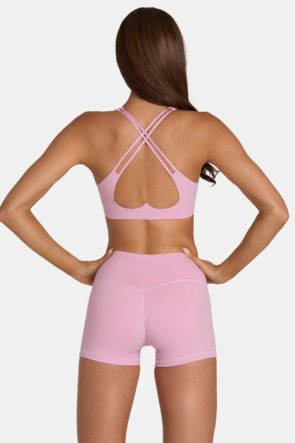 Chic Soft Active Low-Impact Sports Bra in Sweet Pink