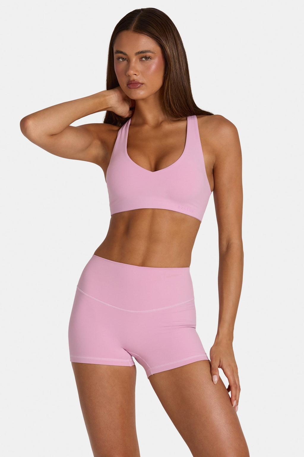 Chic Soft Active Low-Impact Sports Bra in Sweet Pink