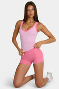 Chic Soft Active Tank Top in Sweet Pink