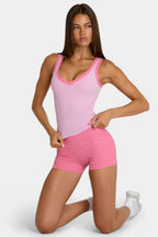 Chic Soft Active Tank Top in Sweet Pink