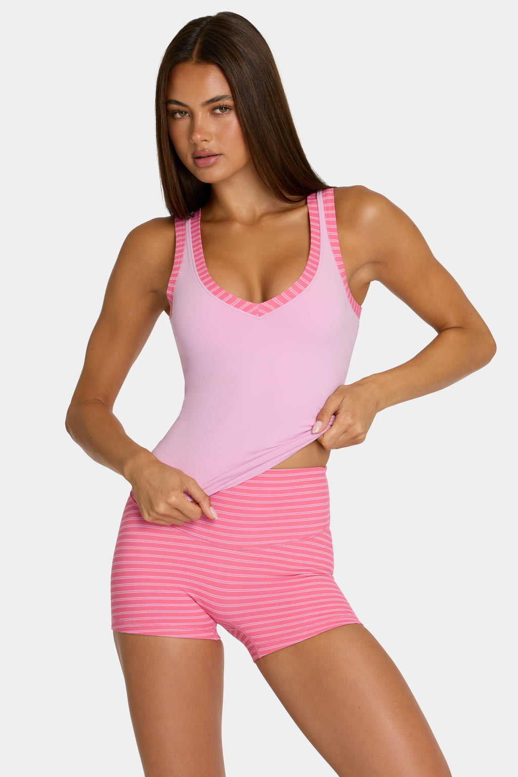 Chic Soft Active Tank Top in Sweet Pink