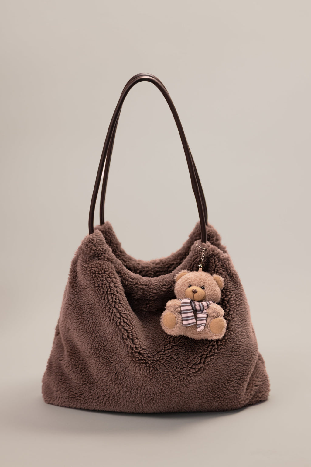 Chic Teddy Fleece Bag in Chestnut