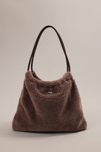 Chic Teddy Fleece Bag in Chestnut