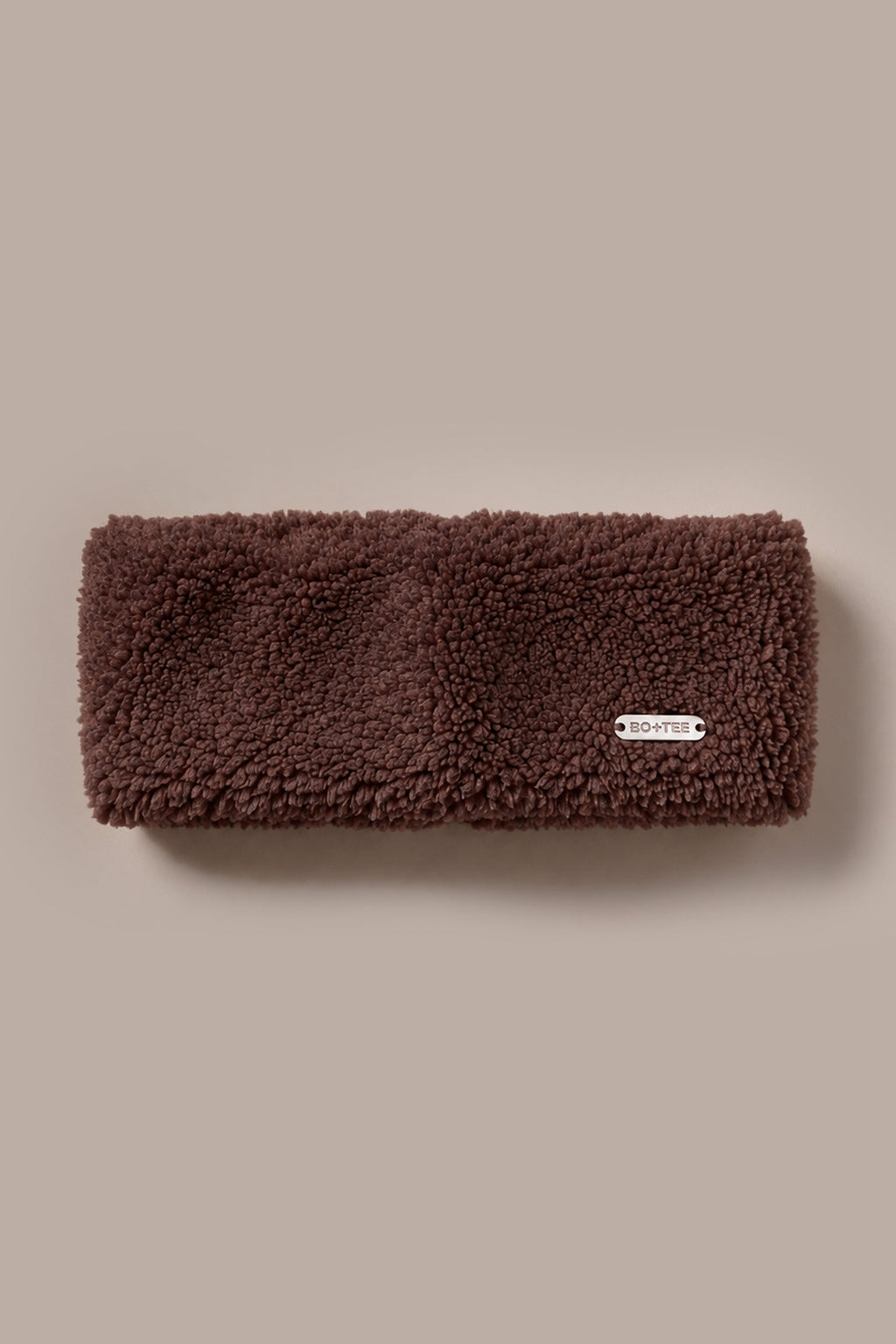Chic Teddy Fleece Headband in Chestnut