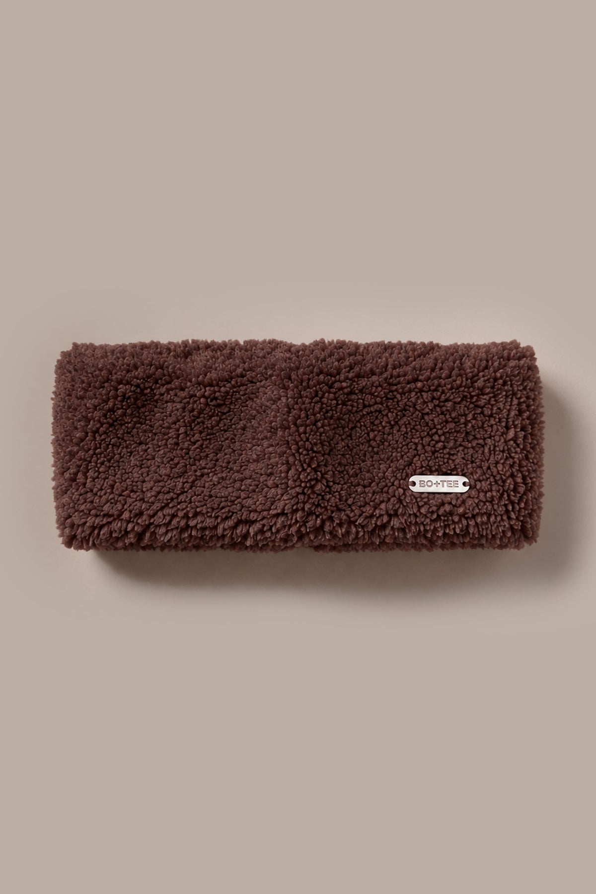Chic Teddy Fleece Headband in Chestnut