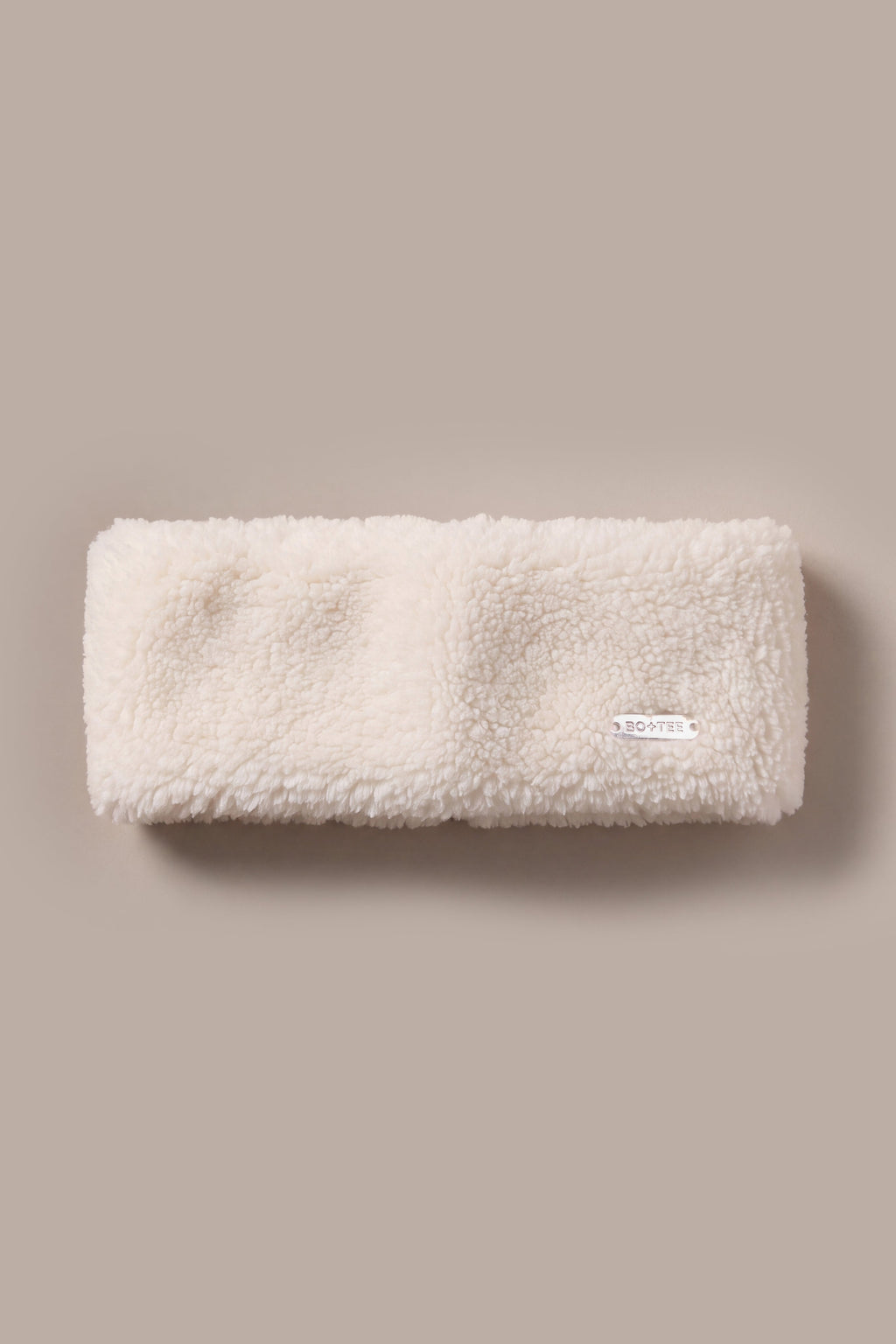 Chic Teddy Fleece Headband in Vanilla