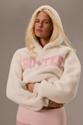 Chic Teddy Fleece Hoodie in Vanilla
