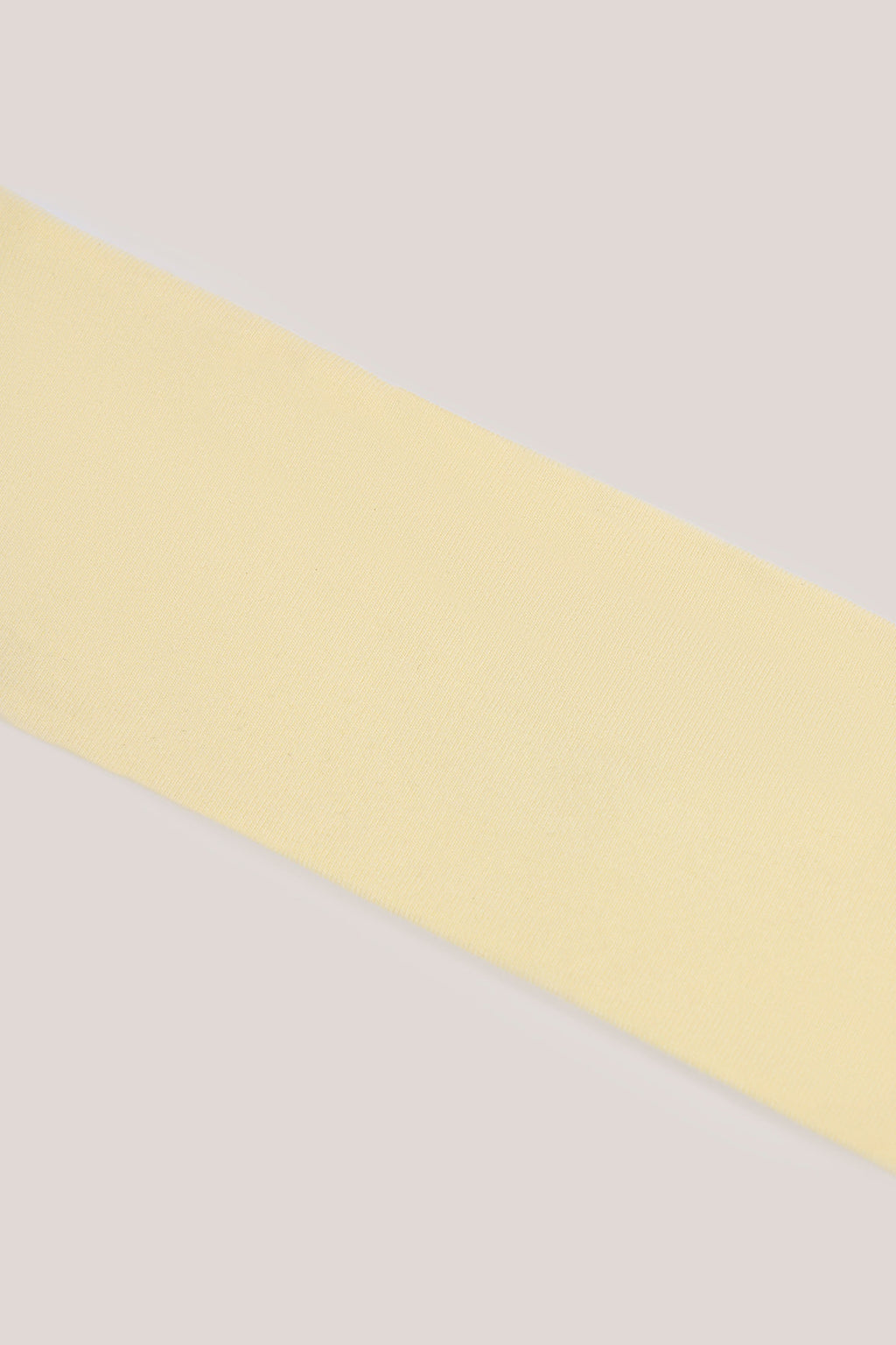 Chic Modal Ribbed Headband in Buttercream Yellow