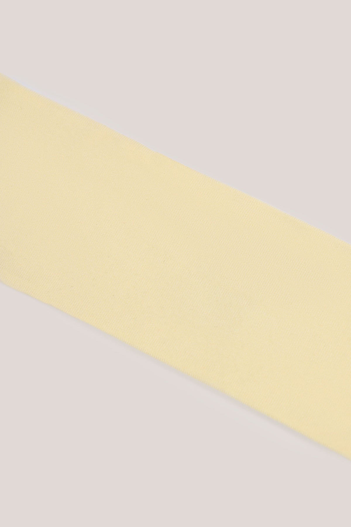 Chic Modal Ribbed Headband in Buttercream Yellow
