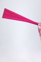 Chic Cheeky Bikini Bottoms in Pink Orchid Print