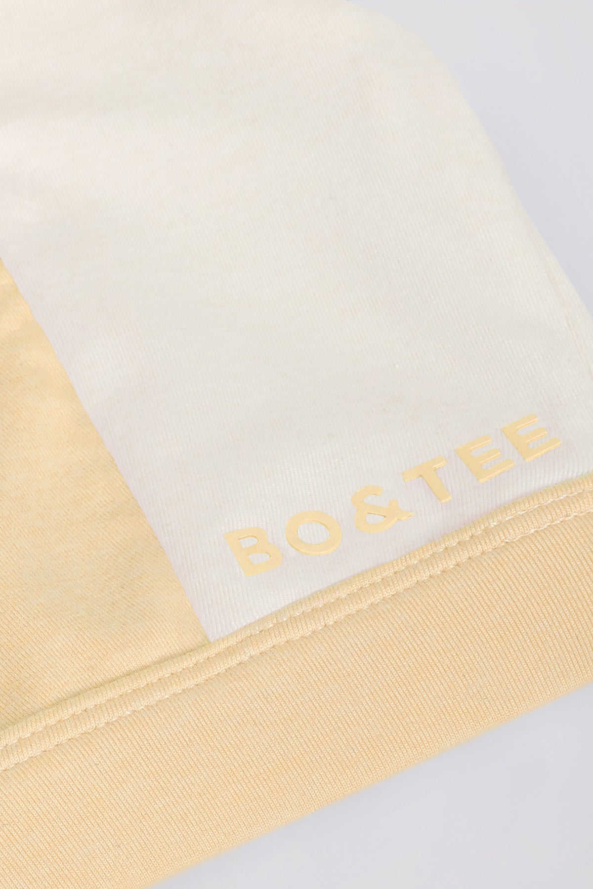 Chic Contrast Sports Bra in Lemon Marl