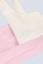Chic Contrast Sports Bra in Bloom