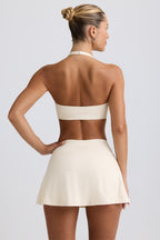 Chic Soft Active Mini Skort in Vanilla