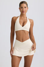Chic Soft Active Mini Skort in Vanilla