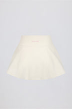 Chic Soft Active Mini Skort in Vanilla
