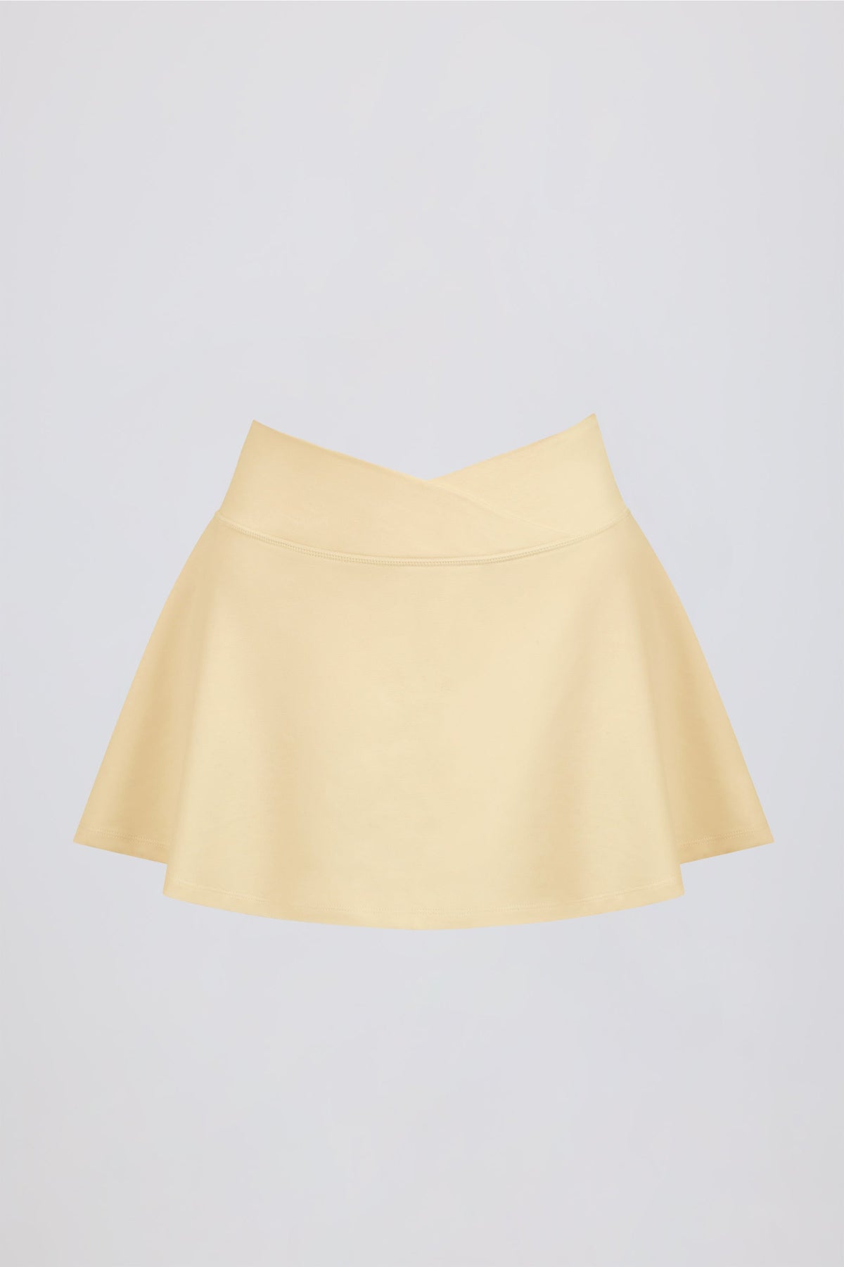 Chic Soft Active Mini Skort in Lemon Marl