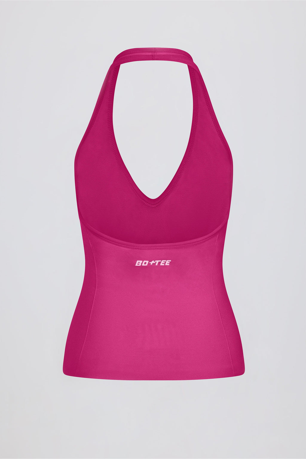 Chic Define Luxe Halterneck Tank Top in Berry