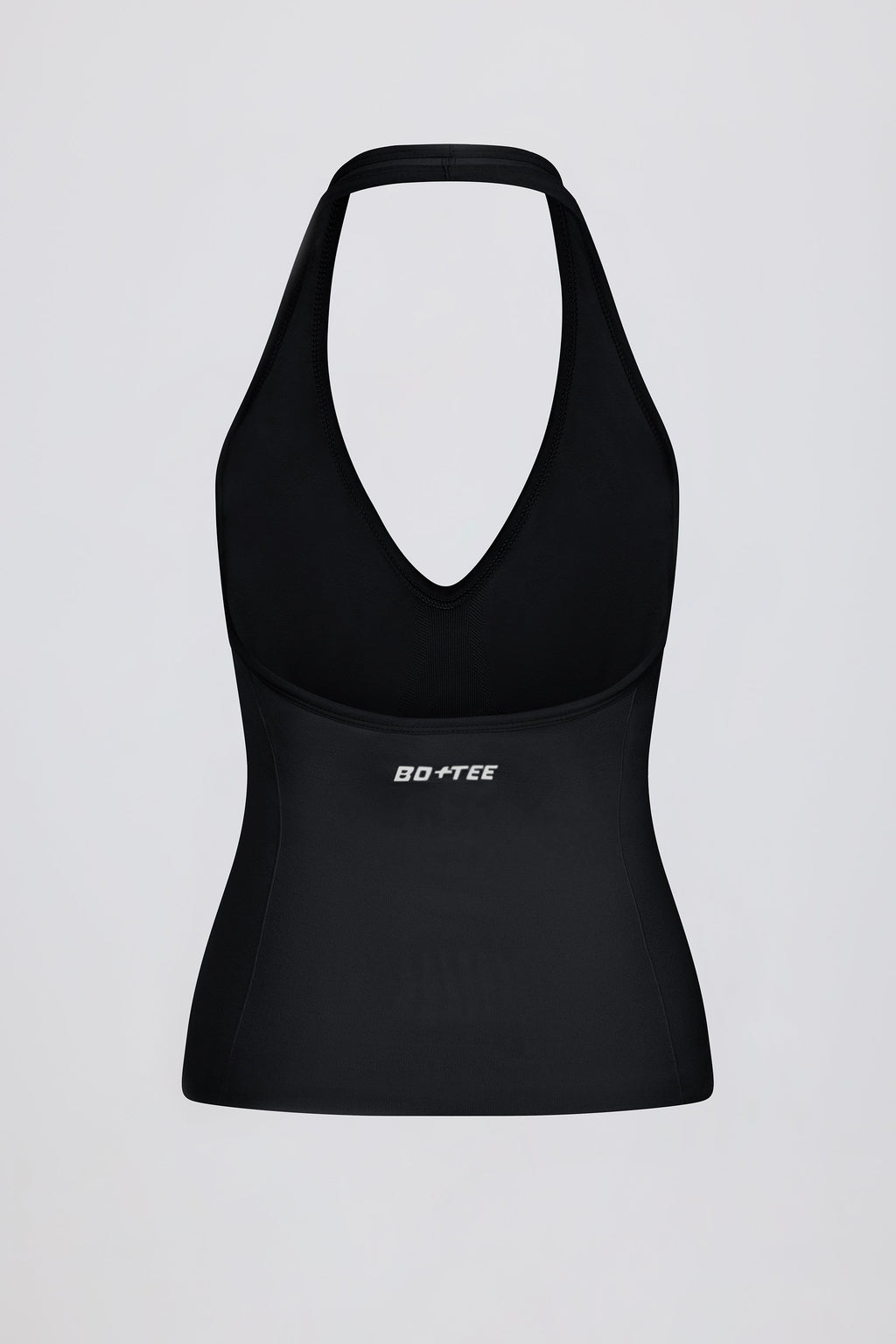 Chic Define Luxe Halterneck Tank Top in Black