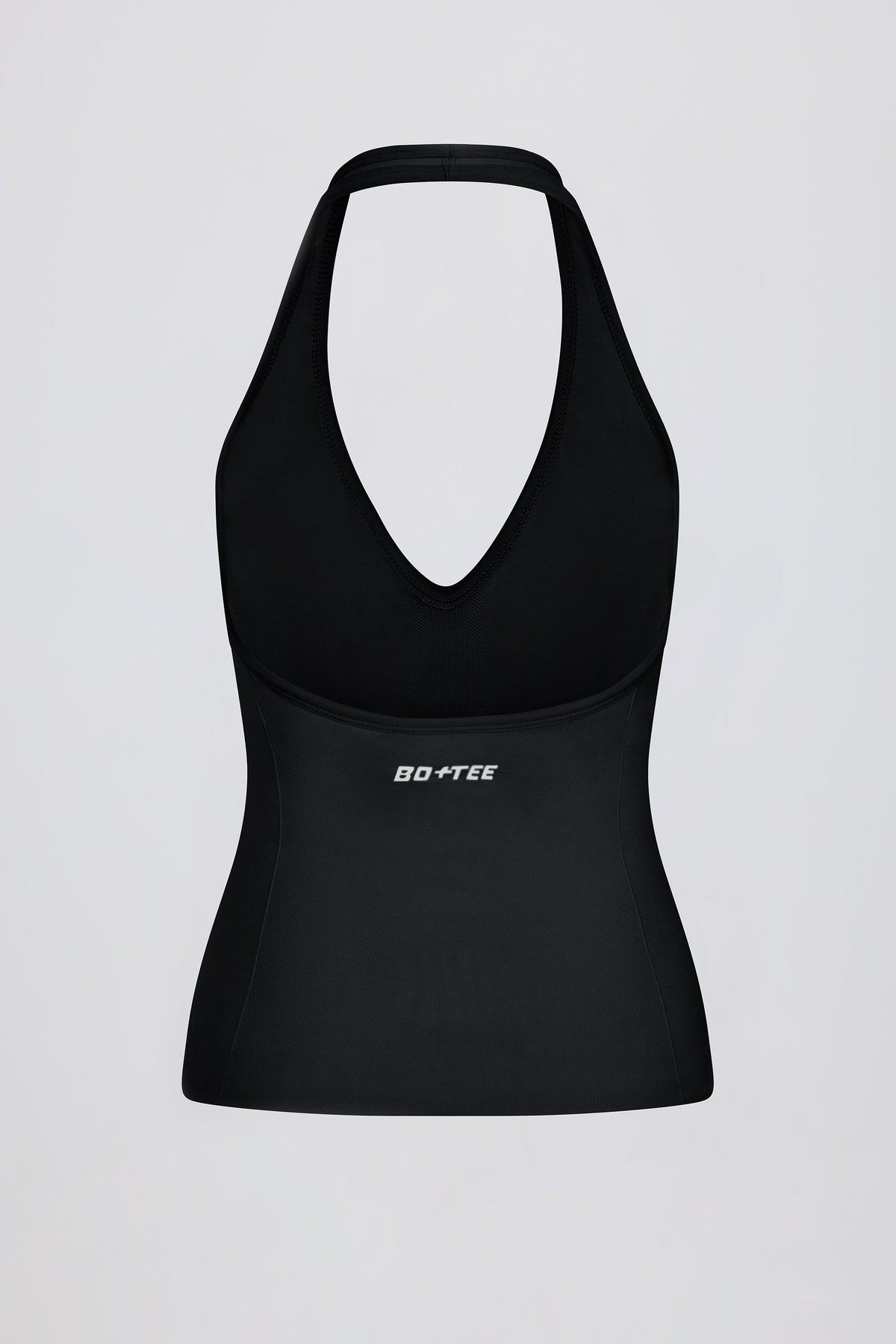 Chic Define Luxe Halterneck Tank Top in Black