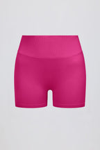 Chic Define Luxe Mini Shorts in Berry