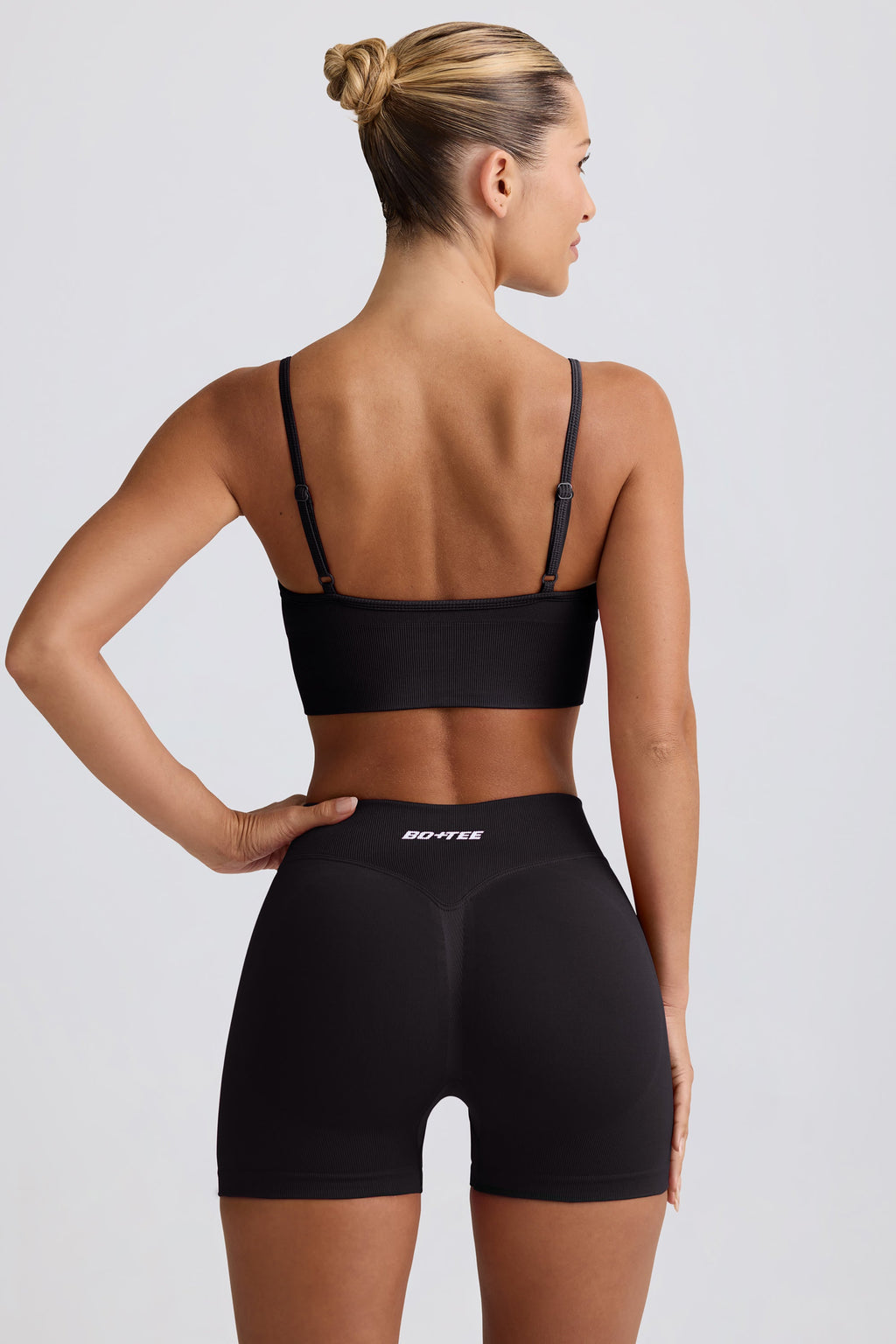 Chic Define Luxe Mini Shorts in Black