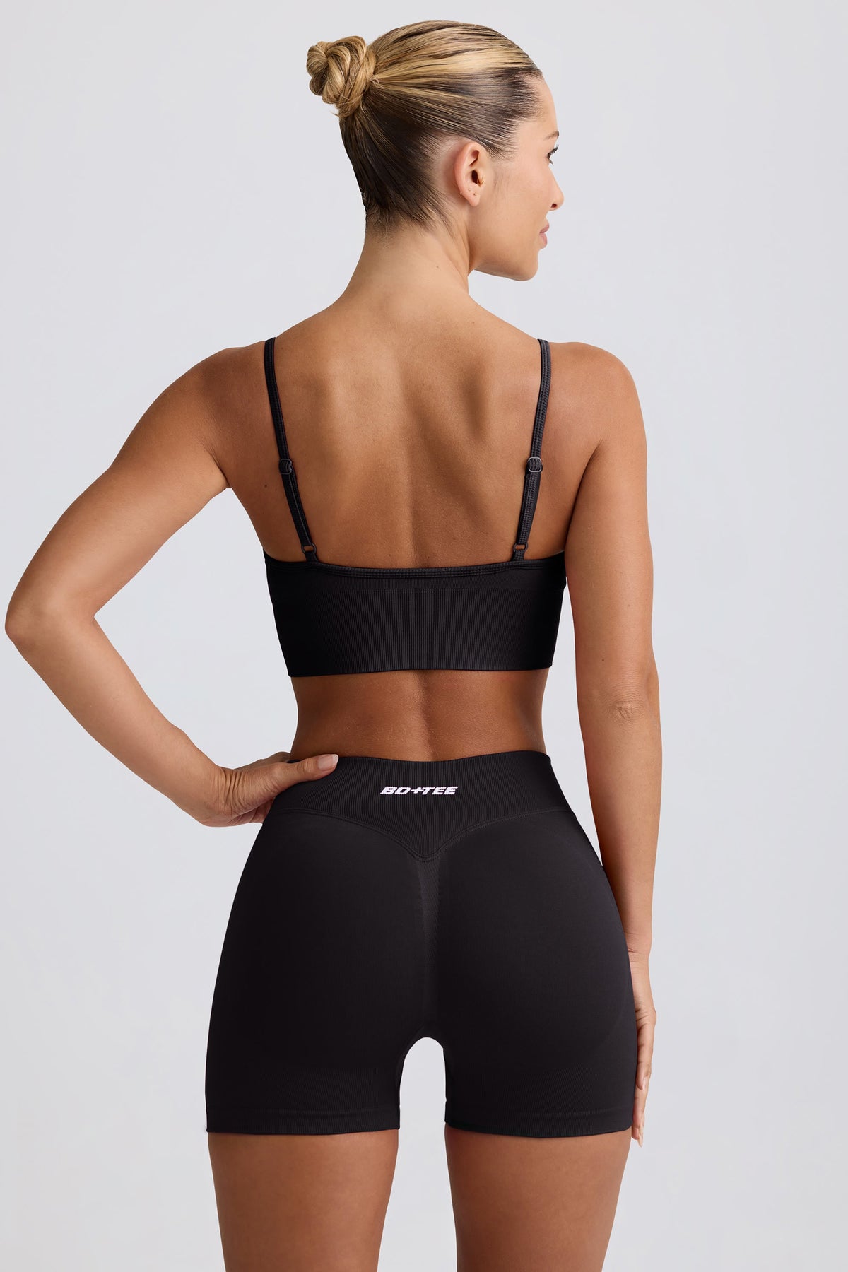 Chic Define Luxe Mini Shorts in Black