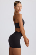 Chic Define Luxe Mini Shorts in Black
