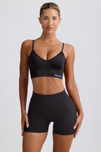 Chic Define Luxe Mini Shorts in Black