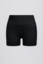 Chic Define Luxe Mini Shorts in Black