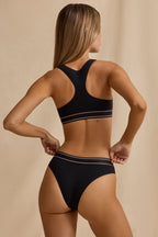 Chic High-Waist Cheeky Briefs Bundle in Multi