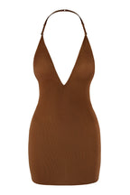 Chic Intimates Soft Mesh Multiway Mini Dress in Chestnut