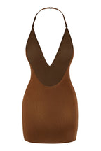 Chic Intimates Soft Mesh Multiway Mini Dress in Chestnut