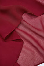 Chic Cowl-Neck Backless Mini Dress in Dark Cherry