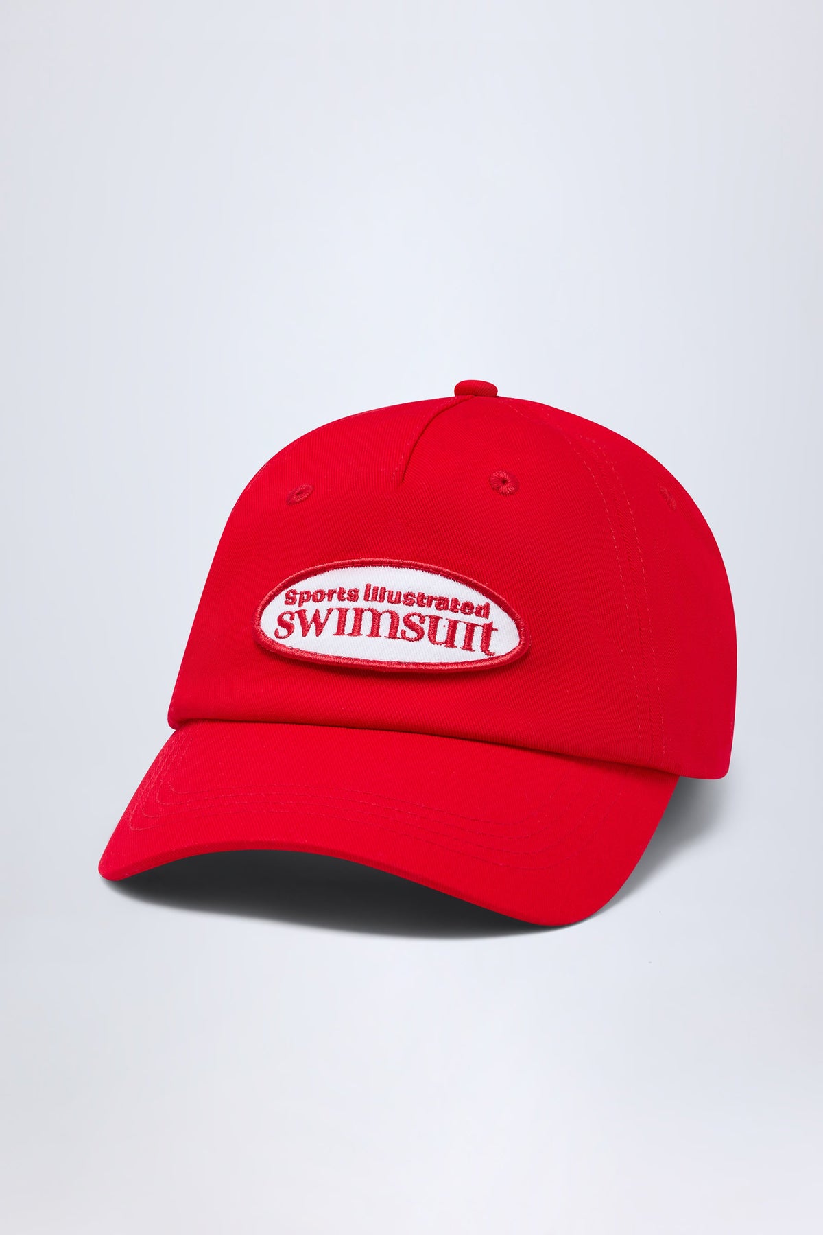 Chic Logo Baseball Cap in Fiery Red