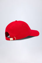 Chic Logo Baseball Cap in Fiery Red