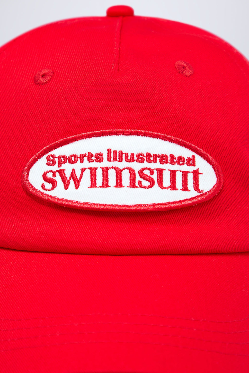 Chic Logo Baseball Cap in Fiery Red