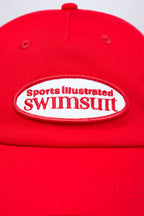Chic Logo Baseball Cap in Fiery Red