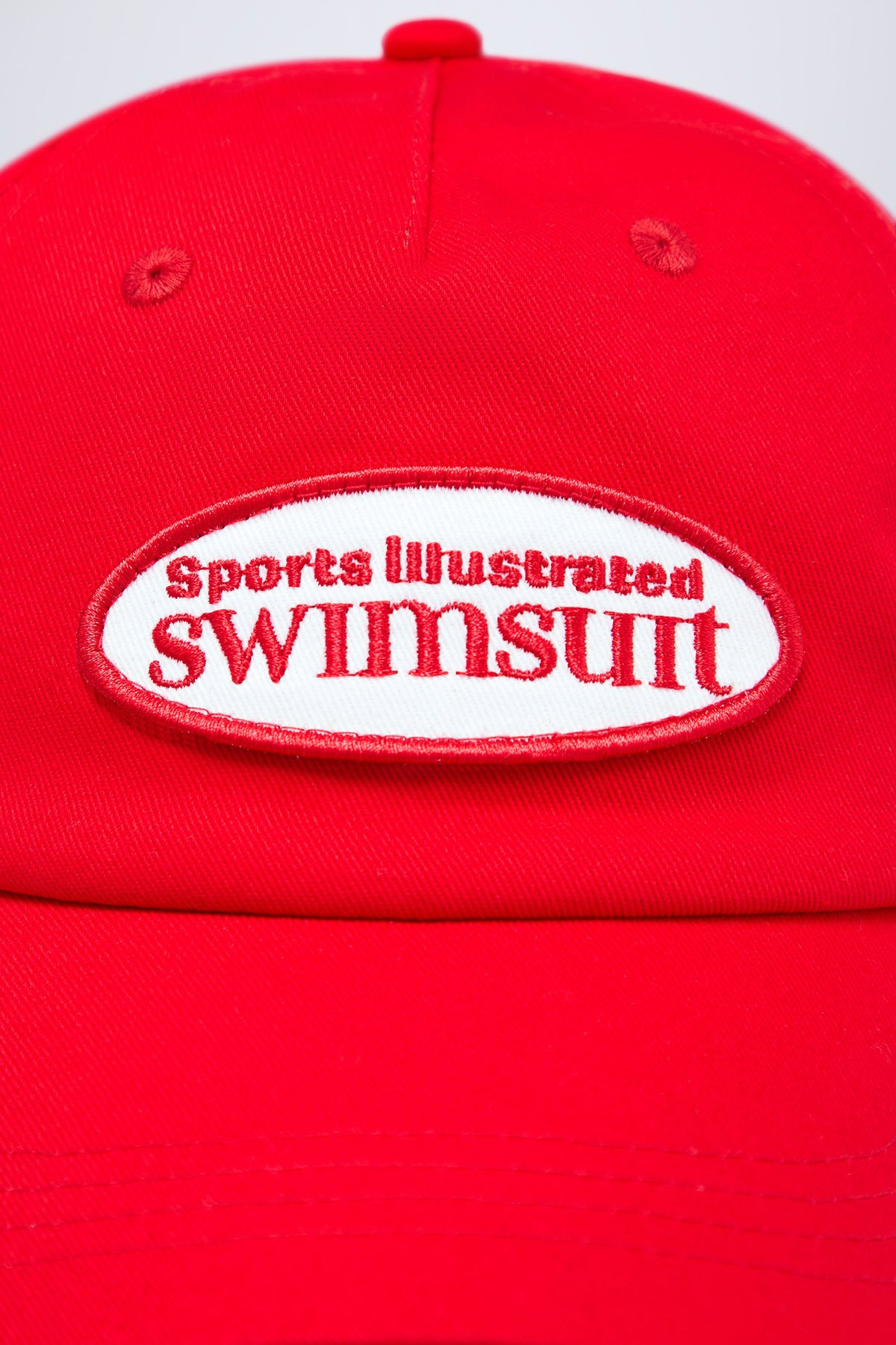 Chic Logo Baseball Cap in Fiery Red
