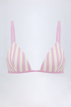 Chic Triangle Bikini Top in Mauve