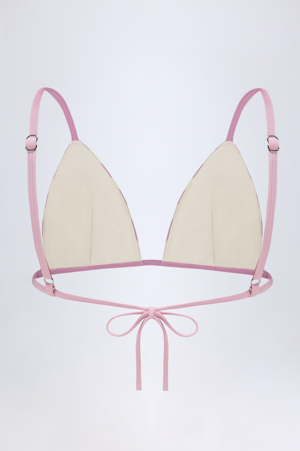 Chic Triangle Bikini Top in Mauve