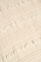 Chic Ruffled Mid-Rise Maxi Skirt in Ivory