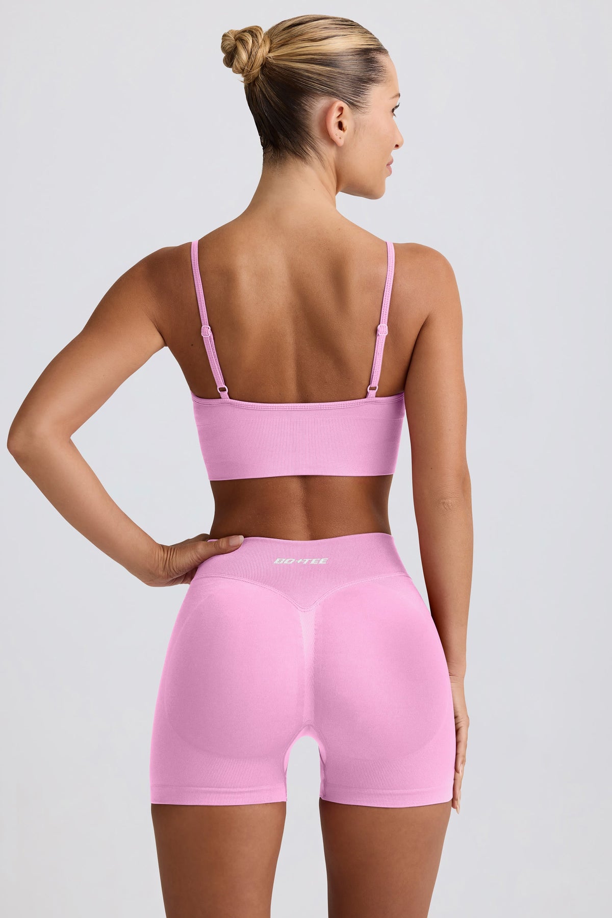 Chic Define Luxe Mini Shorts in Bubblegum Pink
