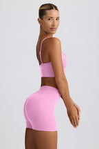 Chic Define Luxe Mini Shorts in Bubblegum Pink