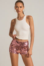 Chic Modal Racerback Tank Top in White