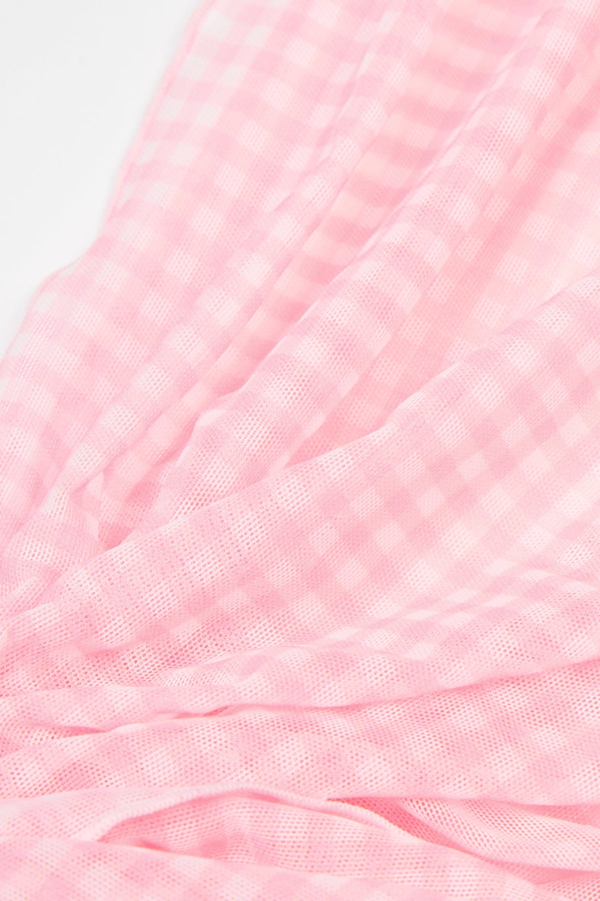 Chic Sarong in Pink Gingham Print