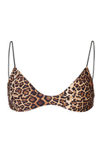 Chic Bralette Bikini Top in Leopard Print