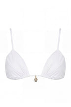 Chic Triangle Bikini Top in Coconut
