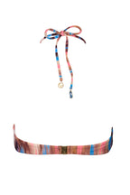 Chic Bandeau Bikini Top in Abstract Stripe
