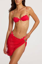 Chic Sarong in Scarlet Red